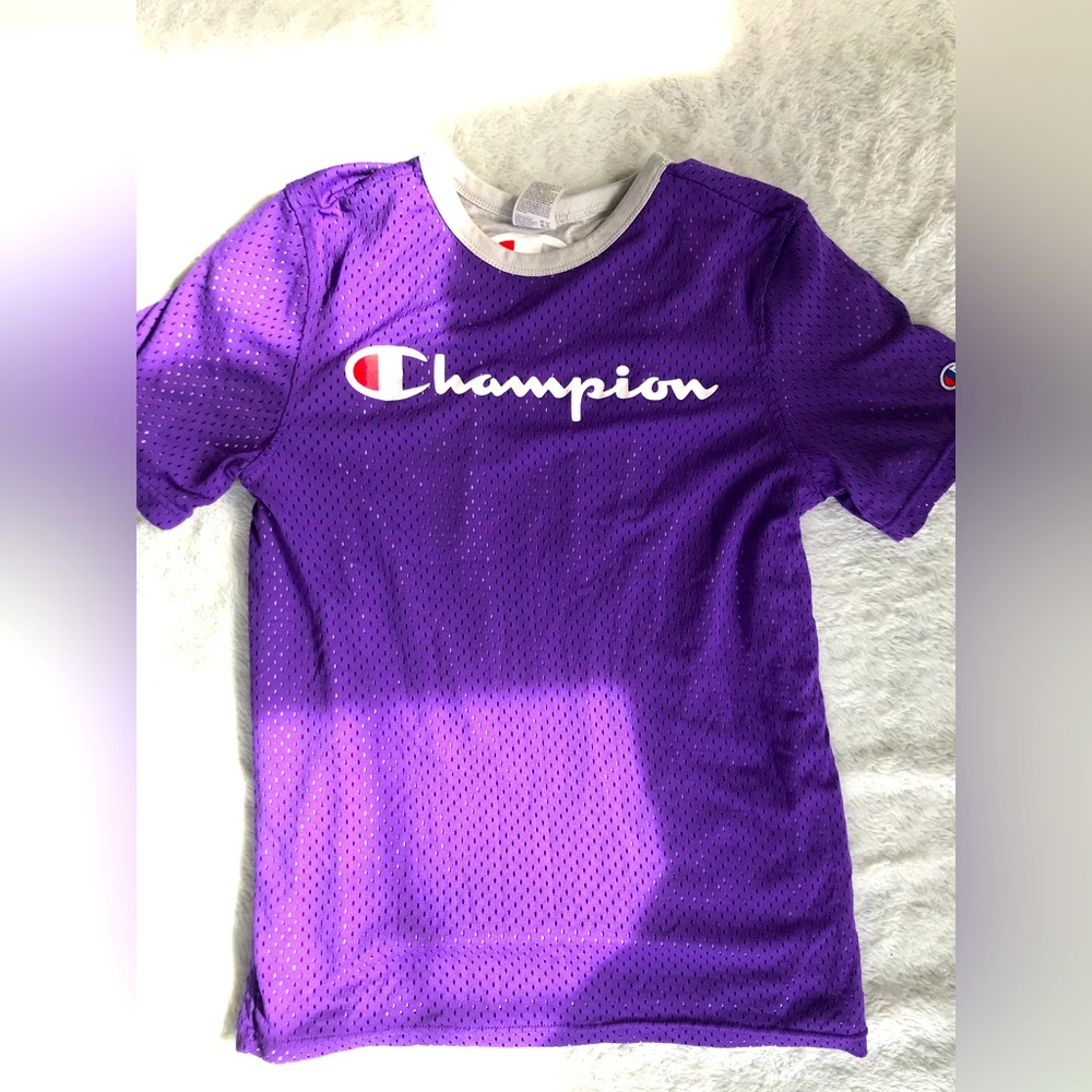 Champion Unisex Purple Reversible Active Climate Tee